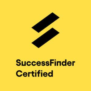 SuccessFinder Certified yellow badge